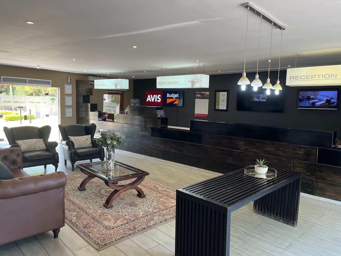 Hotel reception area