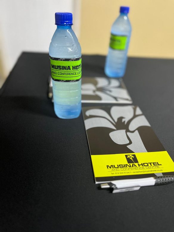 Conference materials setup